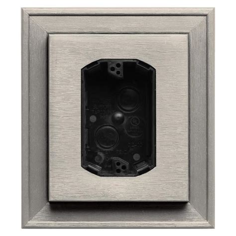 electrical box for stone wall|Vinyl Electrical Mounting Blocks .